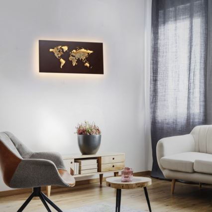 Paul Neuhaus 9056-48 - LED Decoratief wandlicht MAP LED/25W/230V 3000K