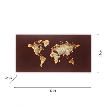 Paul Neuhaus 9056-48 - LED Decoratief wandlicht MAP LED/25W/230V 3000K