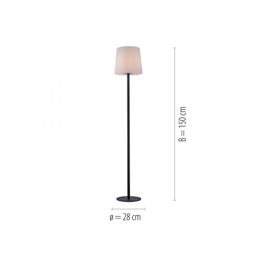 Paul Neuhaus 9501-13 - Staande Lamp voor Buiten FALTER 1xE27/25W/230V IP65
