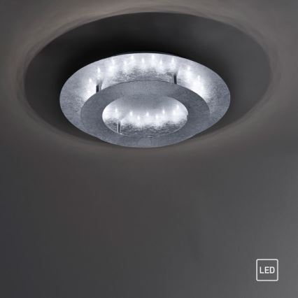 Paul Neuhaus 9620-21 - LED Plafond Lamp NEVIS LED/18W/230V zilver