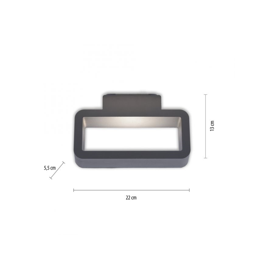Paul Neuhaus 9668-13 - LED Wand Lamp voor Buiten HENDRIK LED/5,2W/230V IP54