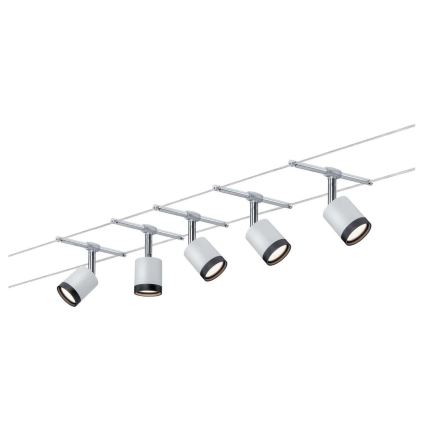 Paulmann 3981 - SET van 5x LED/4W Spotverlichting voor het TUBE kabelsysteem 230V