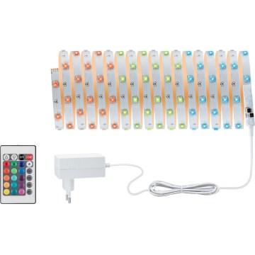 Paulmann 3989 - LED RGBW/19W dimbare strip TIP 10 m 230V + afstandsbediening