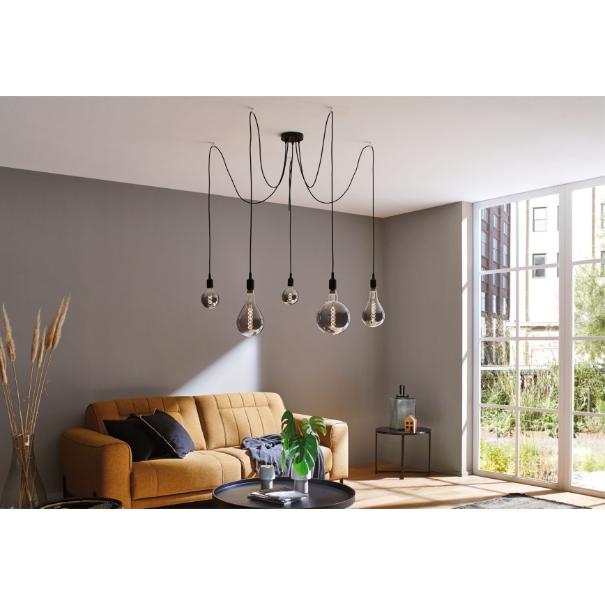 Paulmann 50389 - Hanglamp aan een koord NEORDIC 5xE27/20W/230V spin