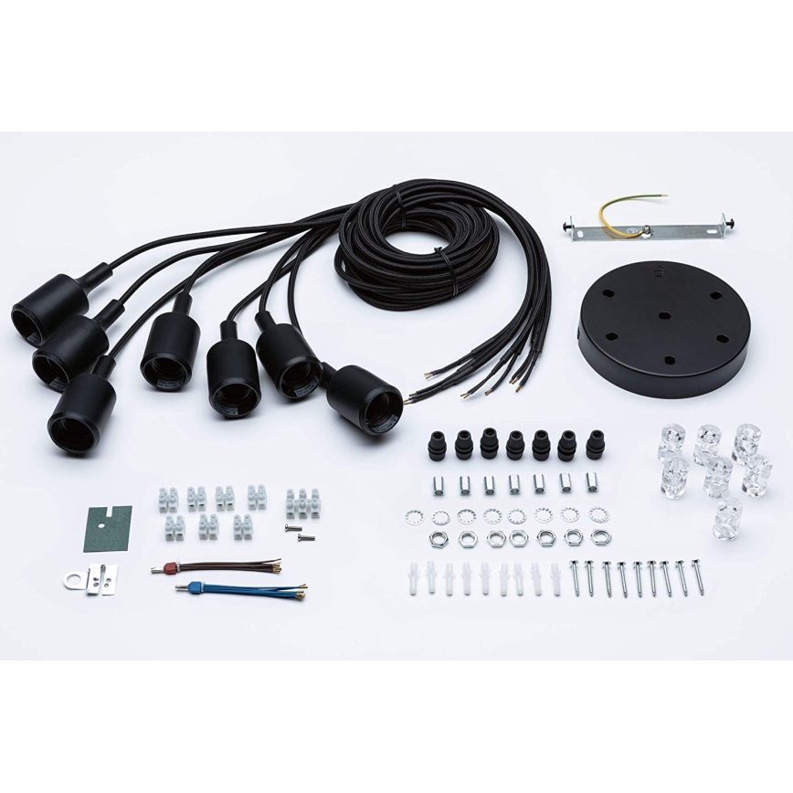 Paulmann 50390 - Hanglamp aan een koord NEORDIC 7xE27/20W/230V spin