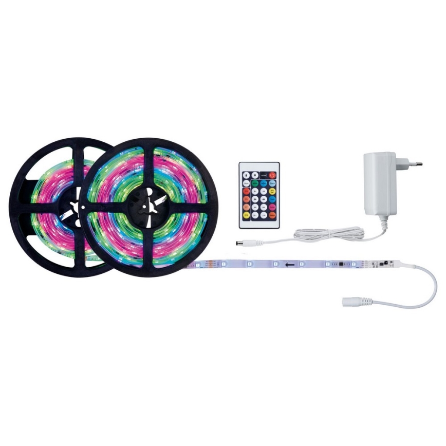 Paulmann 70514 - LED RGB/15W Dimbare strip SIMPLED 7,5m 230V + afstandsbediening