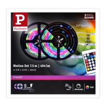 Paulmann 70514 - LED RGB / 15W Dimbare strip SIMPLED 7,5m 230V + RC
