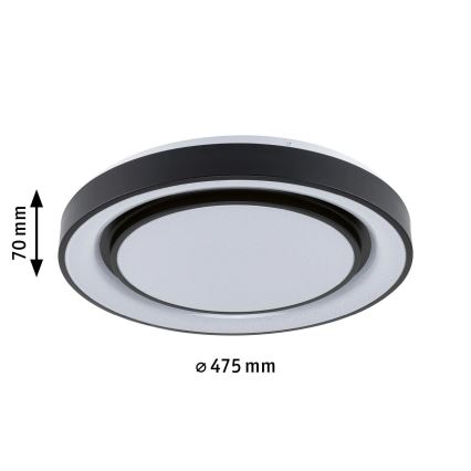 Paulmann 70545 - Dimbare LED RGBW/38,5W Plafond Lamp RAINBOW 230V 3000-6500K + afstandsbediening