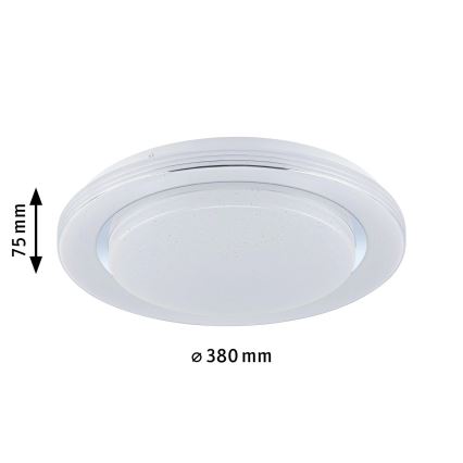 Paulmann 70546 - Dimbare LED RGBW/22W Plafond Lamp RAINBOW 230V 3000-6500K + afstandsbediening