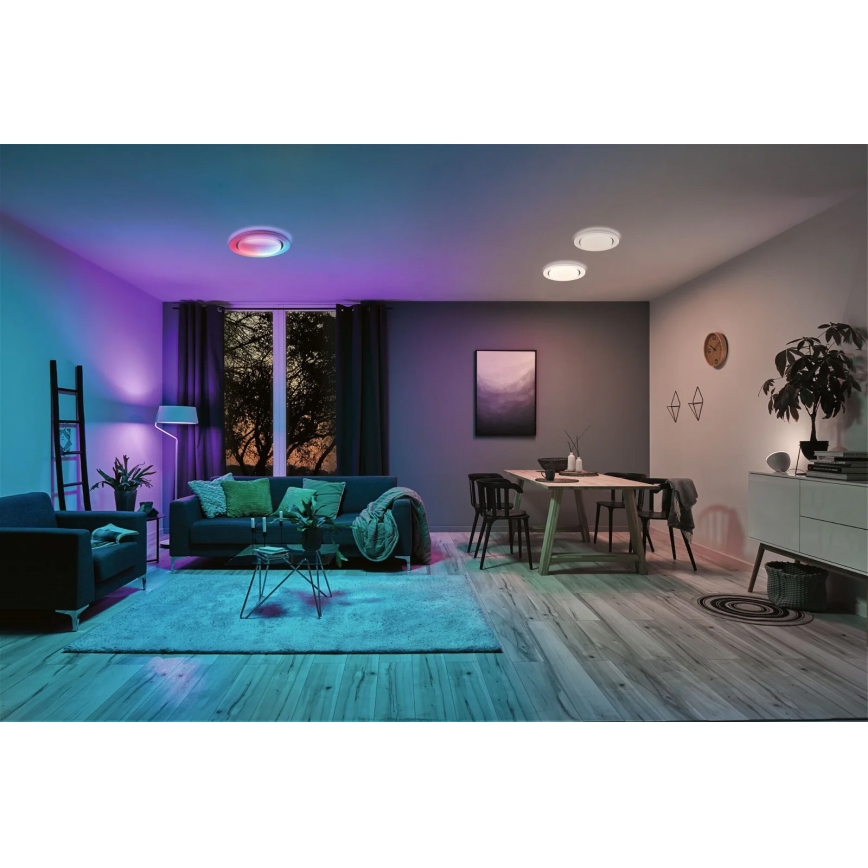 Paulmann 70546 - Dimbare LED RGBW/22W Plafond Lamp RAINBOW 230V 3000-6500K + afstandsbediening