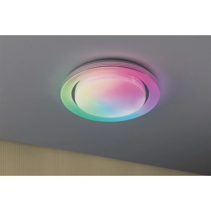 Paulmann 70546 - Dimbare LED RGBW/22W Plafond Lamp RAINBOW 230V 3000-6500K + afstandsbediening