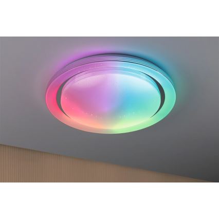 Paulmann 70547 - Dimbare LED RGBW/38,5W Plafond Lamp RAINBOW 230V 3000-6500K + afstandsbediening