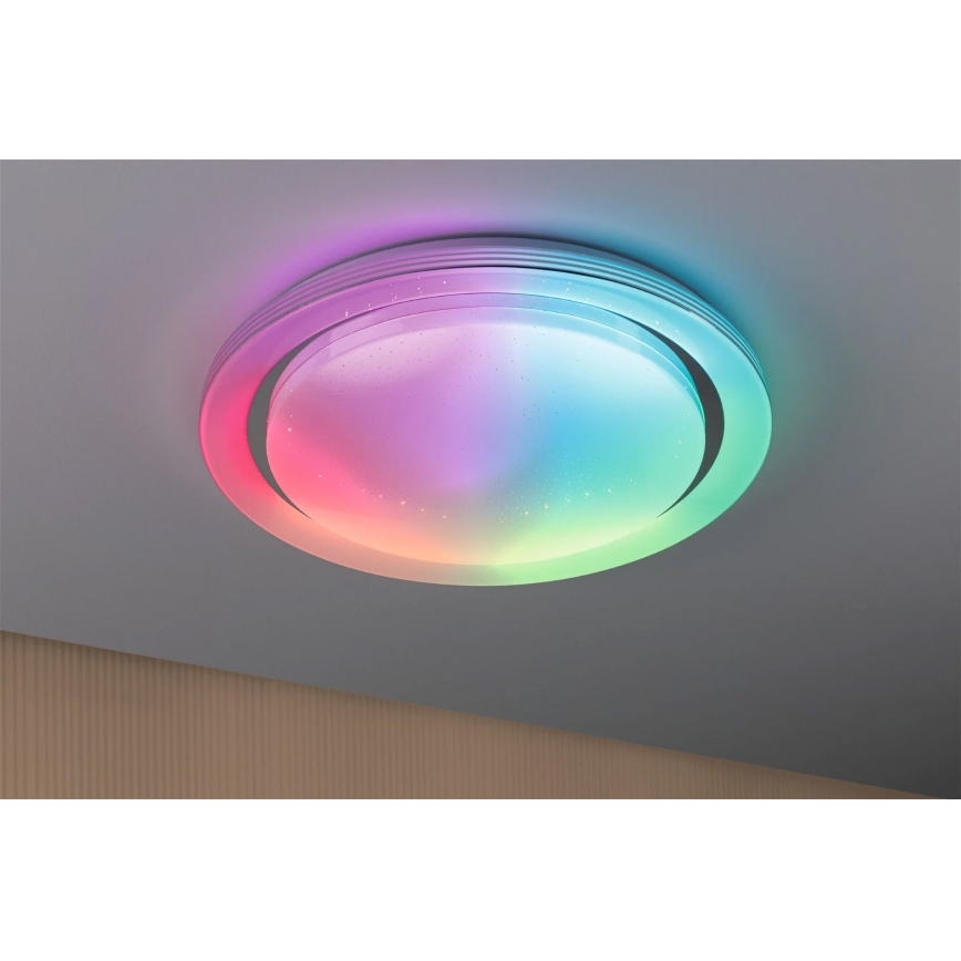 Paulmann 70547 - Dimbare LED RGBW/38,5W Plafond Lamp RAINBOW 230V 3000-6500K + afstandsbediening