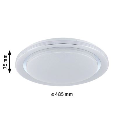 Paulmann 70547 - Dimbare LED RGBW/38,5W Plafond Lamp RAINBOW 230V 3000-6500K + afstandsbediening