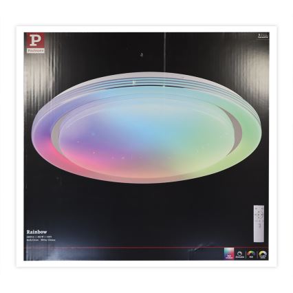 Paulmann 70547 - Dimbare LED RGBW/38,5W Plafond Lamp RAINBOW 230V 3000-6500K + afstandsbediening