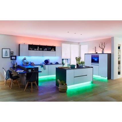Paulmann 70627 - LED RGB/18W IP44 Dimbare LED-strip voor badkamer MAXLED 1,5 m 230V + afstandsbediening