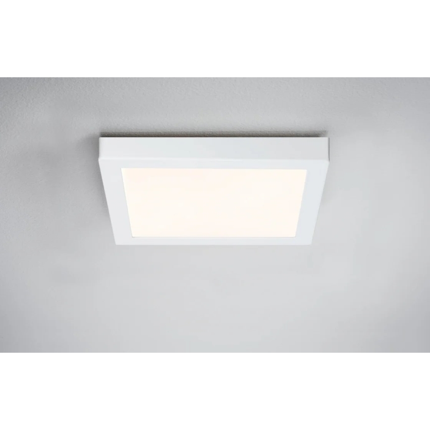 Paulmann 70645 - LED/12,5W Plafondlamp LUNAR 230V 22,5x22,5 cm wit