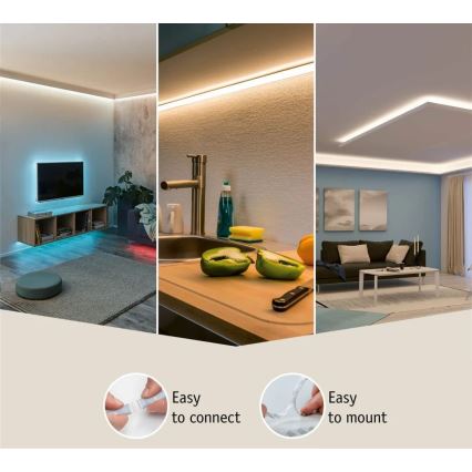 Paulmann 70668 - LED/9W IP44 Dimbare badkamerstrip MAXLED 1,5 m 2700K 230V