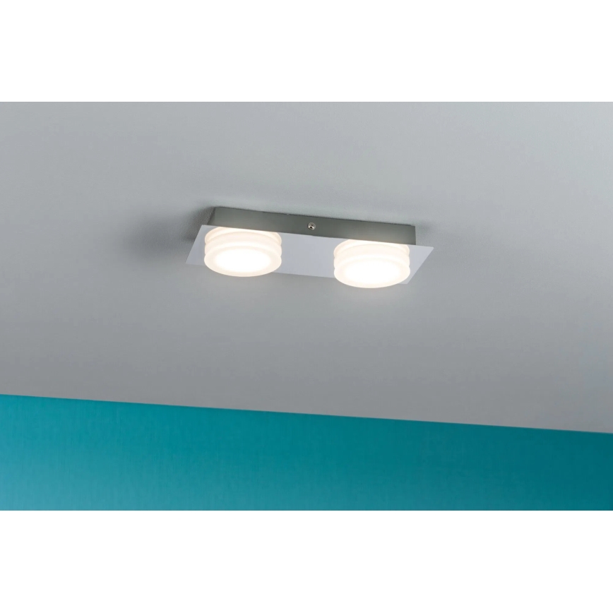 Paulmann 70883 - 2xLED/4,7W IP23 Badkamerwandlamp DORADUS 230V
