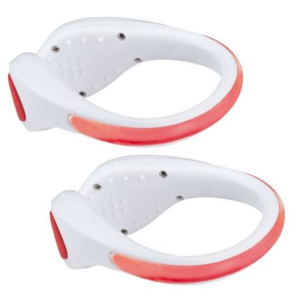 Paulmann 70973 - SET 2x LED/0,2W Clips voor Schoenen 1xCR2032 rood