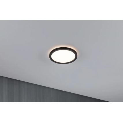 Paulmann 70997 - LED/11,2W Bevestigd lichtpaneel ATRIA 230V 3000K diameter 19 cm zwart