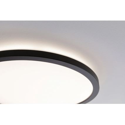 Paulmann 70997 - LED/11,2W Bevestigd lichtpaneel ATRIA 230V 3000K diameter 19 cm zwart