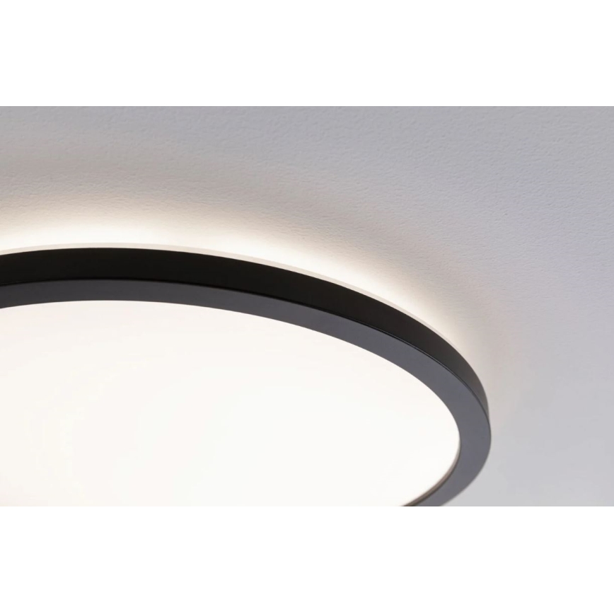 Paulmann 70999 - LED/22W Dimbaar lichtpaneel ATRIA 230V 3000K diameter 42 cm zwart