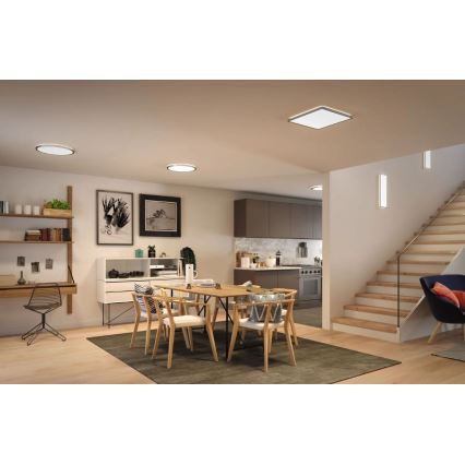 Paulmann 71009 - LED/22W Dimbaar paneel ATRIA 230V 4000K 42x42 cm mat chroom
