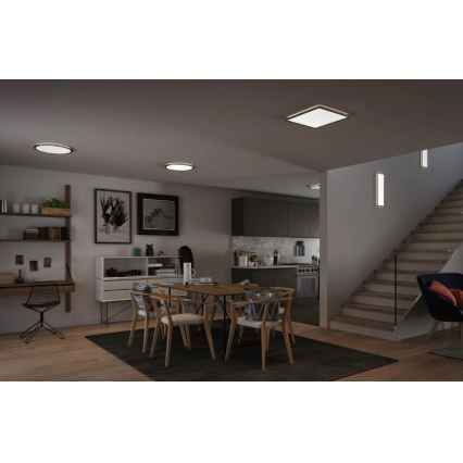 Paulmann 71009 - LED/22W Dimbaar paneel ATRIA 230V 4000K 42x42 cm mat chroom