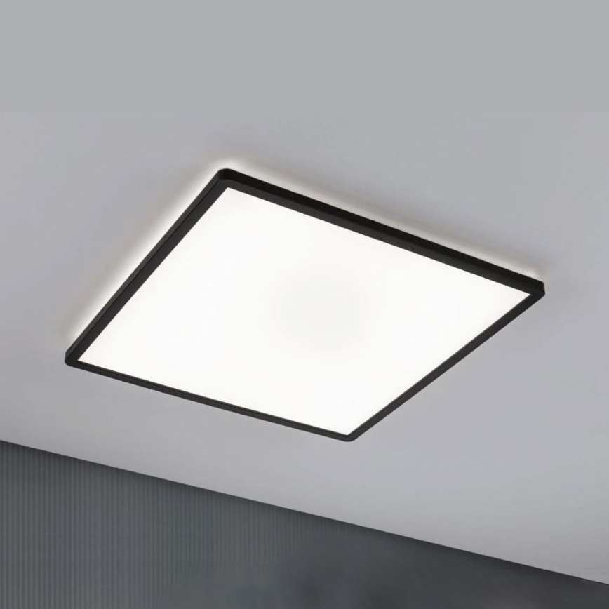 Paulmann 71016 - LED/22W Dimbaar paneel ATRIA 230V 4000K 42x42 cm zwart