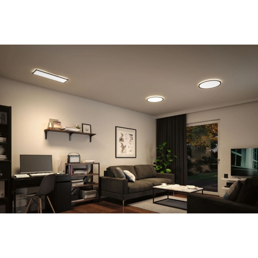 Paulmann 71016 - LED/22W Dimbaar paneel ATRIA 230V 4000K 42x42 cm zwart