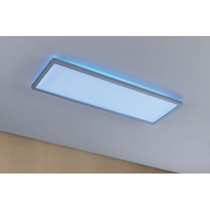 Paulmann 71020 - LED/20W RGBW Dimbaar lichtpaneel ATRIA 230V 4000K 20x58 cm + afstandsbediening