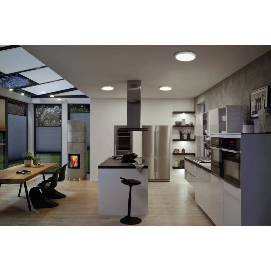 Paulmann 71023 - LED/22W Plafondlamp ABIA 230V mat chroom