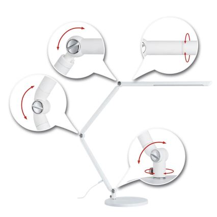 Paulmann 78911 - LED/10.6W Dimbare tafellamp FLEXBAR 230V 3000/4000/6500K