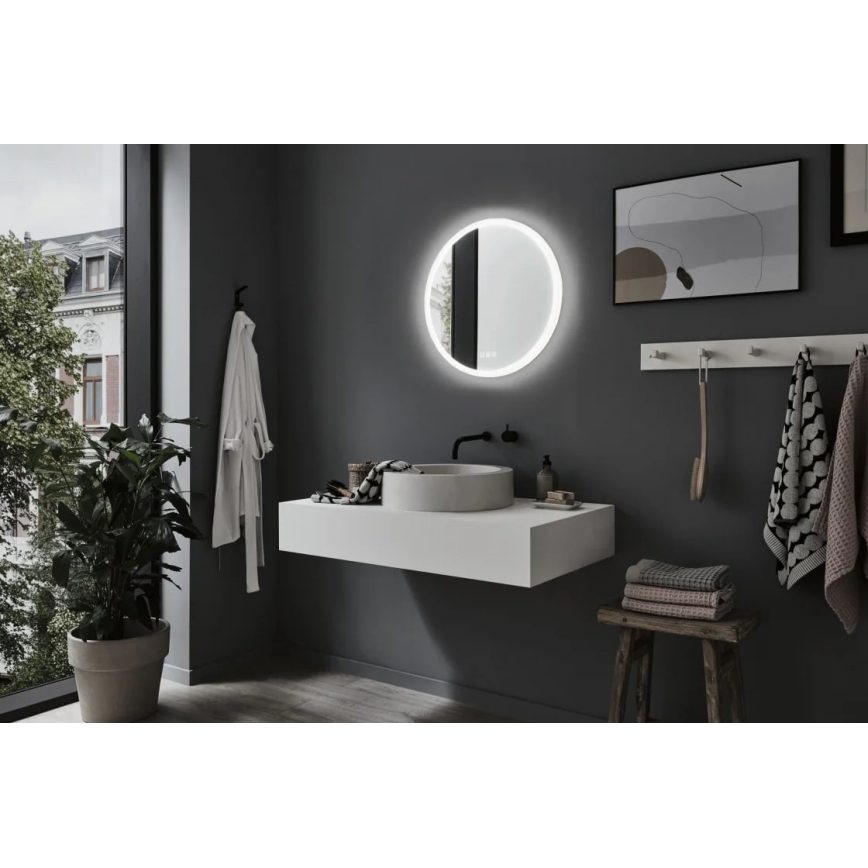 Paulmann 78952- LED/21W IP44 Dimbaar badkamer verwarmde verlicht spiegel MIRA 230V