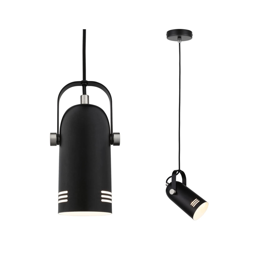 Paulmann 79766 - LED RGBW 1x E27/12W hanglamp met kabel LAVEA 230V zwart