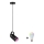 Paulmann 79766 - LED RGBW 1x E27/9W hanglamp met kabel LAVEA 230V zwart