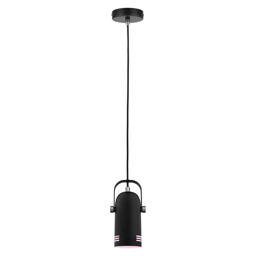 Paulmann 79766 - LED RGBW 1x E27/9W hanglamp met kabel LAVEA 230V zwart