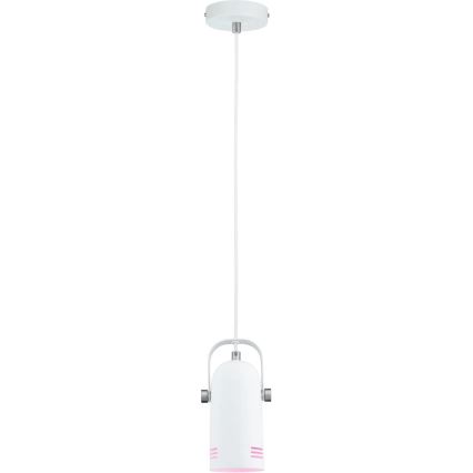 Paulmann 79767 - LED RGBW 1xE27/9W hanglamp met kabel LAVEA 230V wit