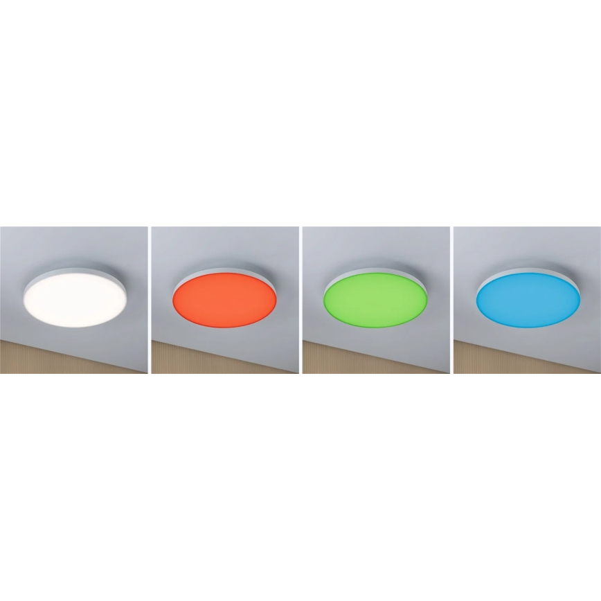 Paulmann 79897 - LED RGBW/22W Dimbare plafondlamp SMART VELORA 230V