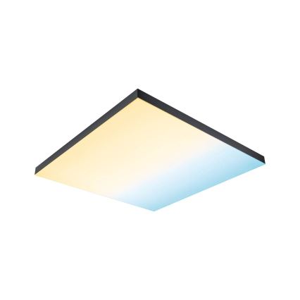 Paulmann 79913 - LORIA LED/31W RGBW dimbare plafondlamp 230V 3000-6500K 59,5x59,5 cm zwart + afstandsbediening