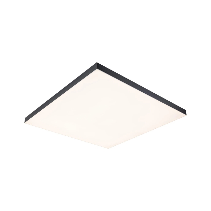 Paulmann 79913 - LORIA LED/31W RGBW dimbare plafondlamp 230V 3000-6500K 59,5x59,5 cm zwart + afstandsbediening