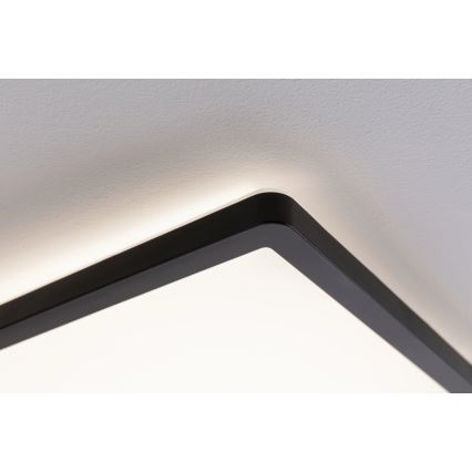 Paulmann 79920 - LED/11,2W dimbaar paneel ATRIA 230V 3000K 19x19 cm zwart