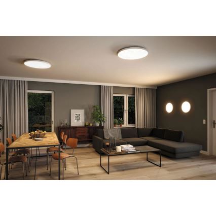 Paulmann 79929 - LED/22W RGBW Dimbare plafondlamp LORIA 230V diameter 40 cm wit