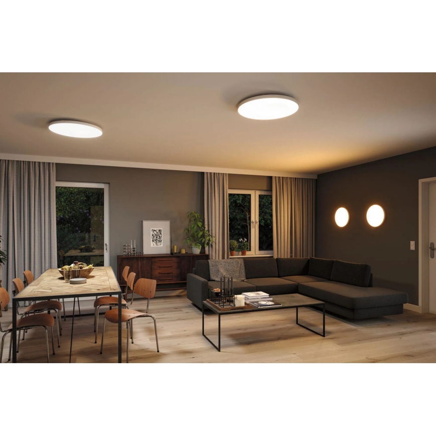 Paulmann 79929 - LED/22W RGBW Dimbare plafondlamp LORIA 230V diameter 40 cm wit