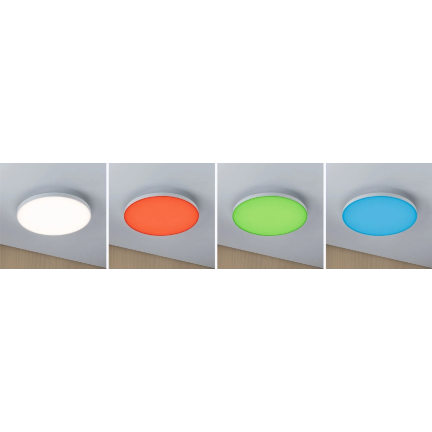 Paulmann 79929 - LED/22W RGBW Dimbare plafondlamp LORIA 230V diameter 40 cm wit