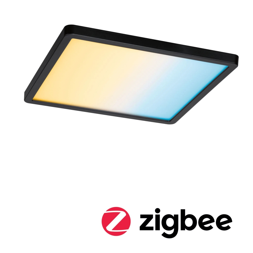 Paulmann 79967 - LED/16W IP44 dimbare inbouwspot voor de badkamer AREO 230V 23x23 cm zwart