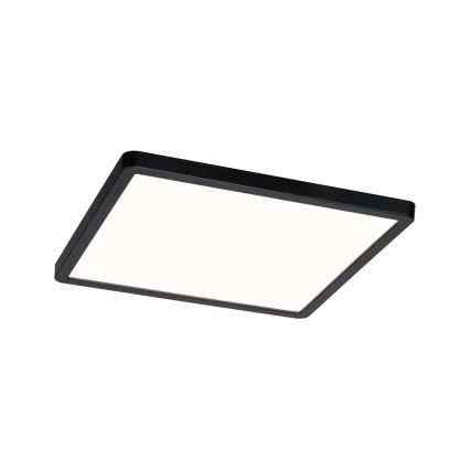 Paulmann 79967 - LED/16W IP44 dimbare inbouwspot voor de badkamer AREO 230V 23x23 cm zwart
