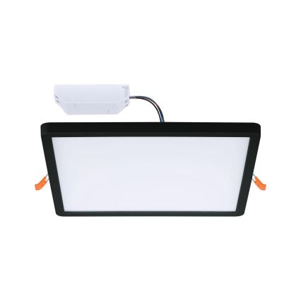 Paulmann 79967 - LED/16W IP44 dimbare inbouwspot voor de badkamer AREO 230V 23x23 cm zwart