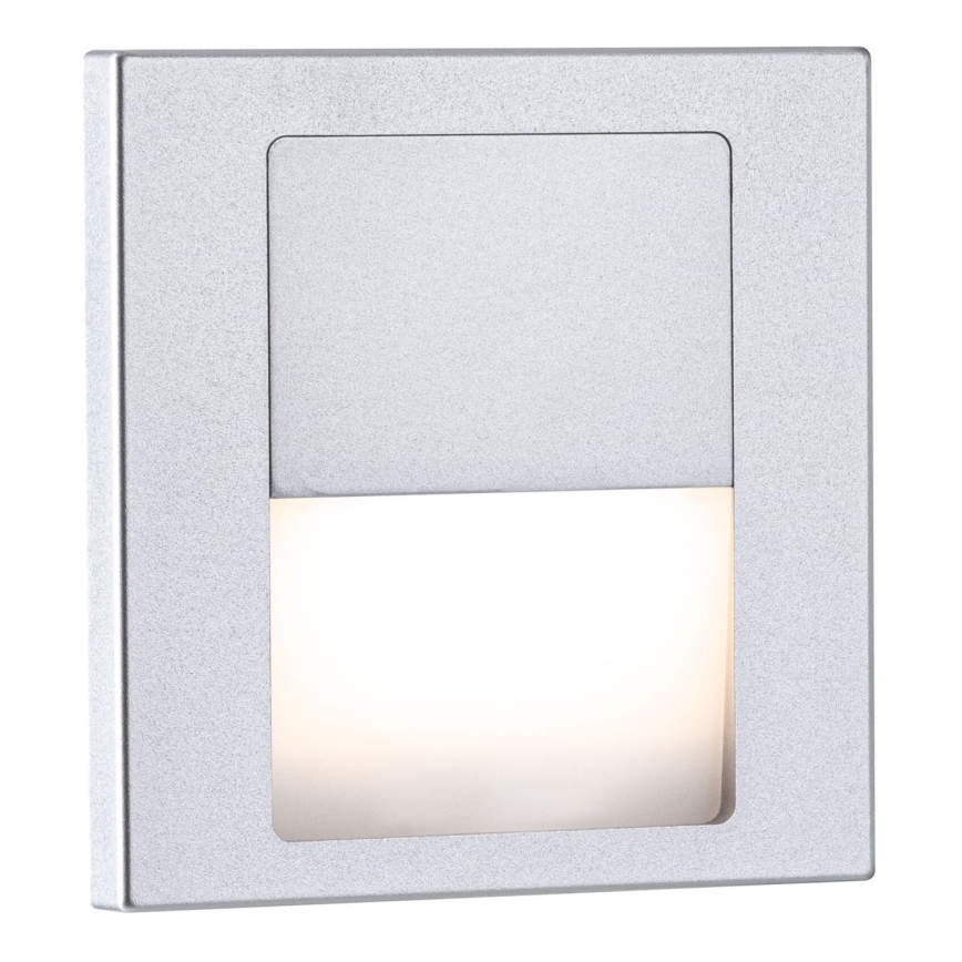 Paulmann 80000 - LED/1W Trapverlichting TSARO 230V Follow/mat chroom